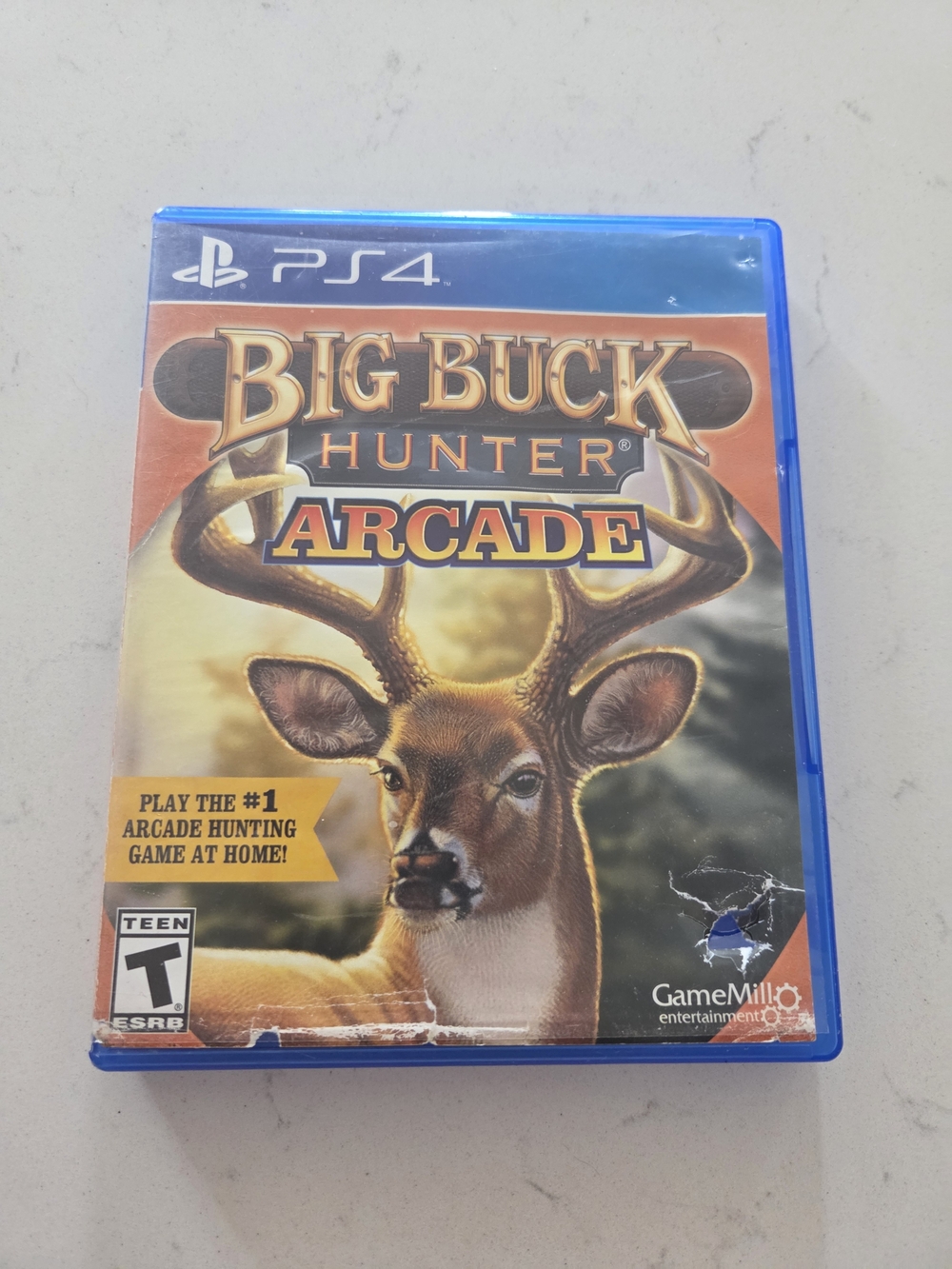 Big Buck Hunter Arcade PS4 Game - Blue Case